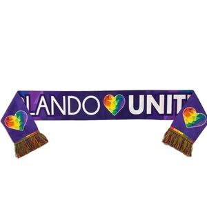 MLS Orlando City Soccer Football Pride Scarf Pulse Memorial Orlando United